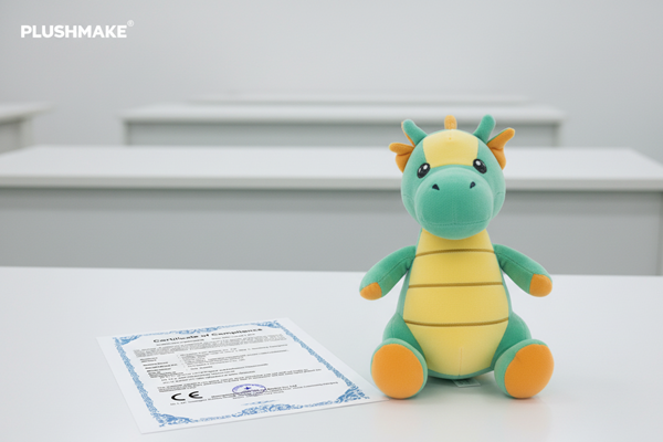 A certificate showing compliance with EN71 and ASTM safety standards.