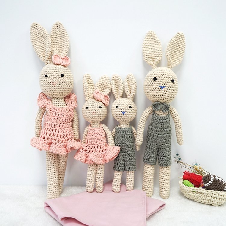 Custom OEM Plush Bunny Rabbit Toy | Soft Stuffed Animal Doll | EN71/ASTM Certified | Personalized Logo Available
