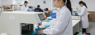 Quality control inspection and needle detection for plush toys