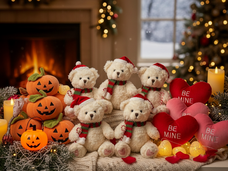 Seasonal plush products - holiday collections