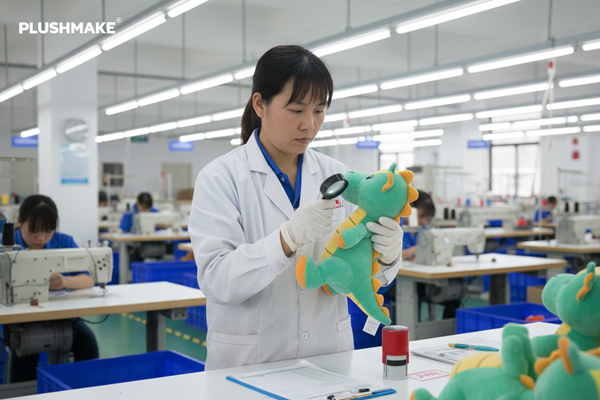 How do I ensure the quality and safety of wholesale plush toys?