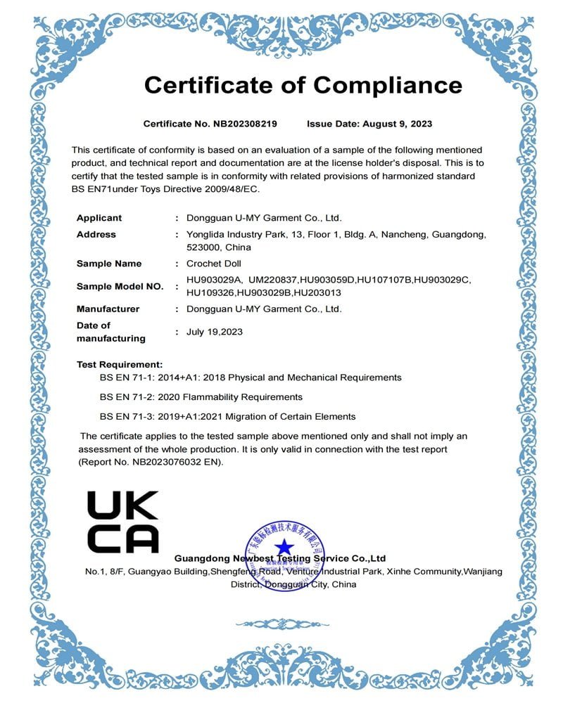 International Compliance Certifications