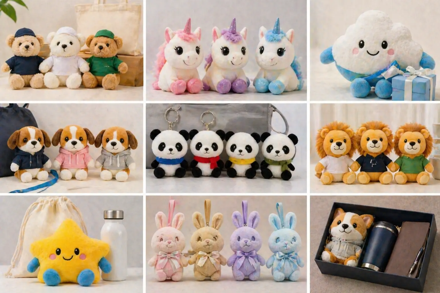 Promotional plush items for campaigns and events