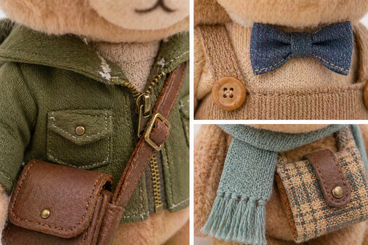 Accessorized plush detail