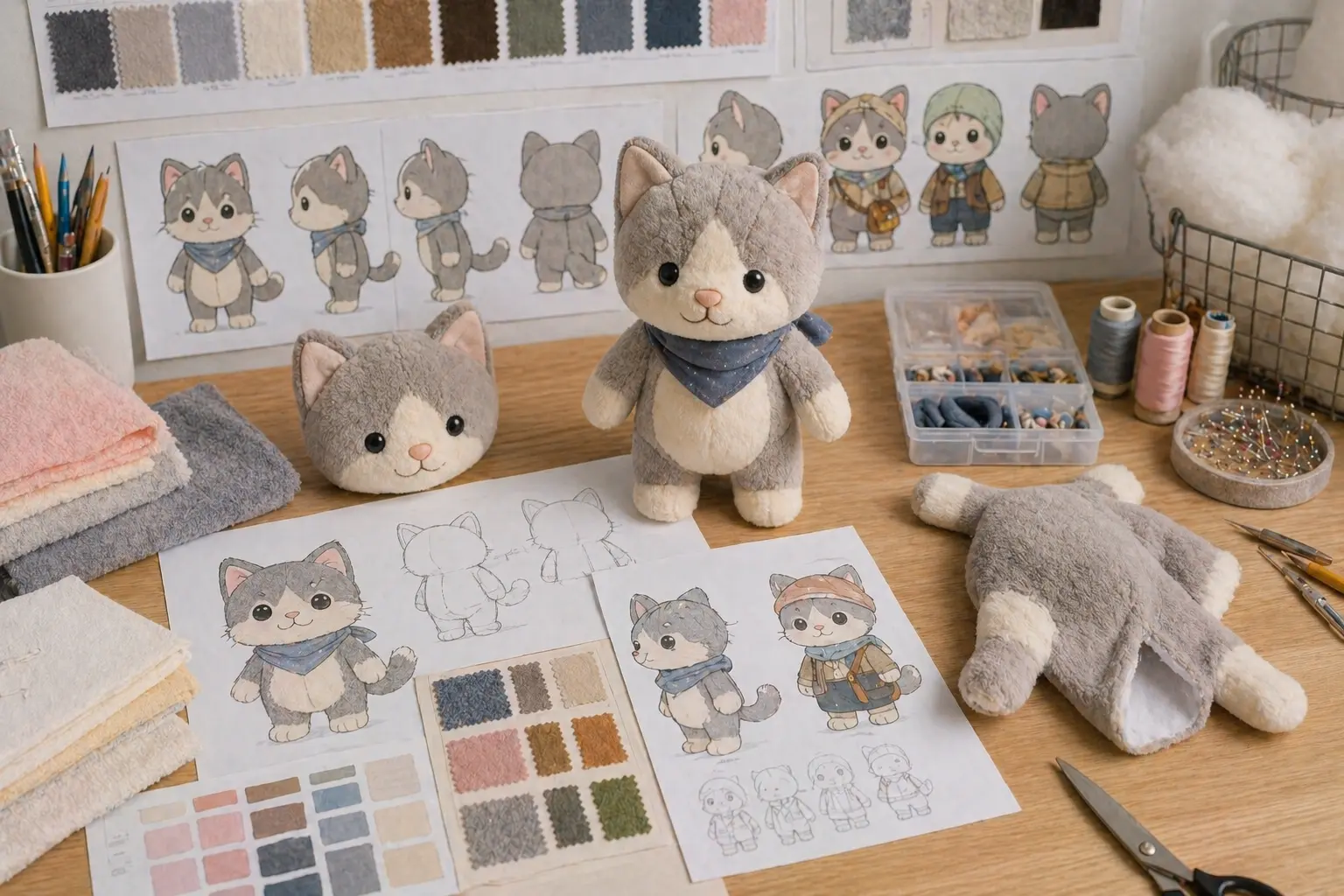 Design and prototyping process for custom plush toys