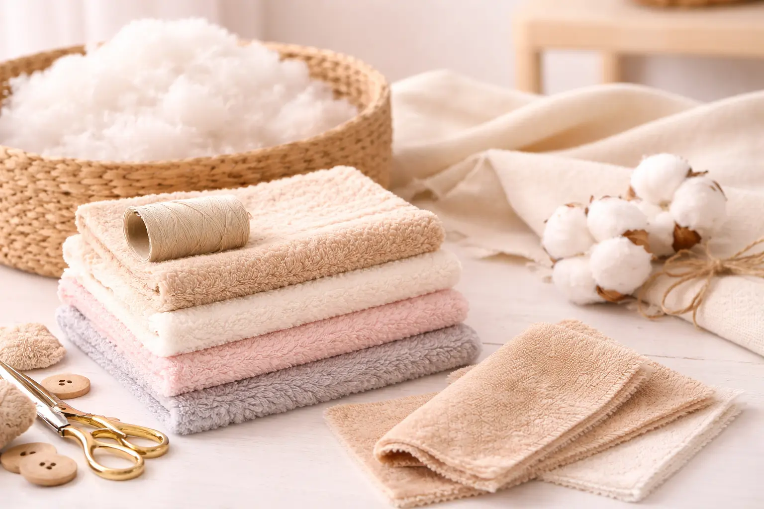 Premium material options for plush manufacturing