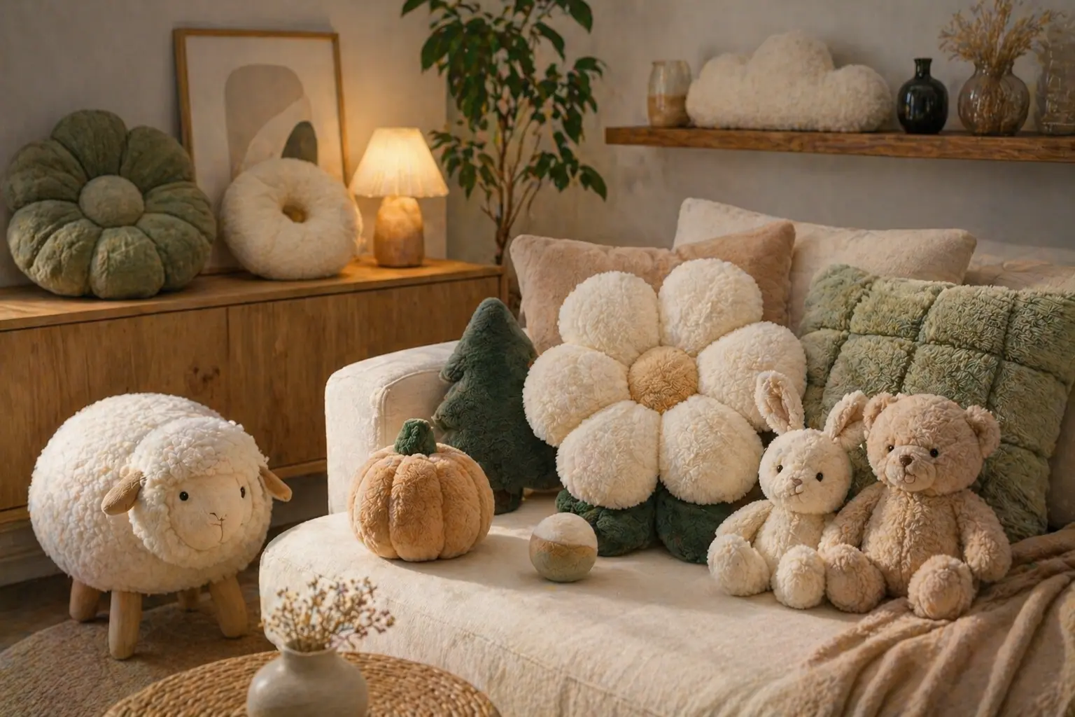 Home decor plush products manufacturing