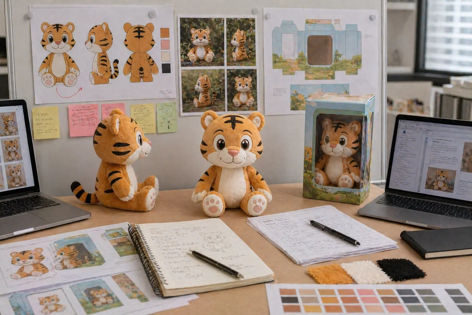 Approval workflow for licensed plush development