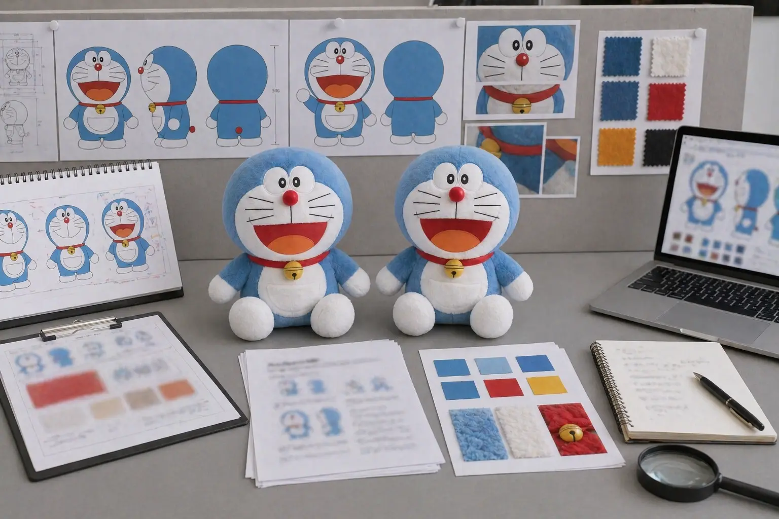 Character accuracy review for licensed plush