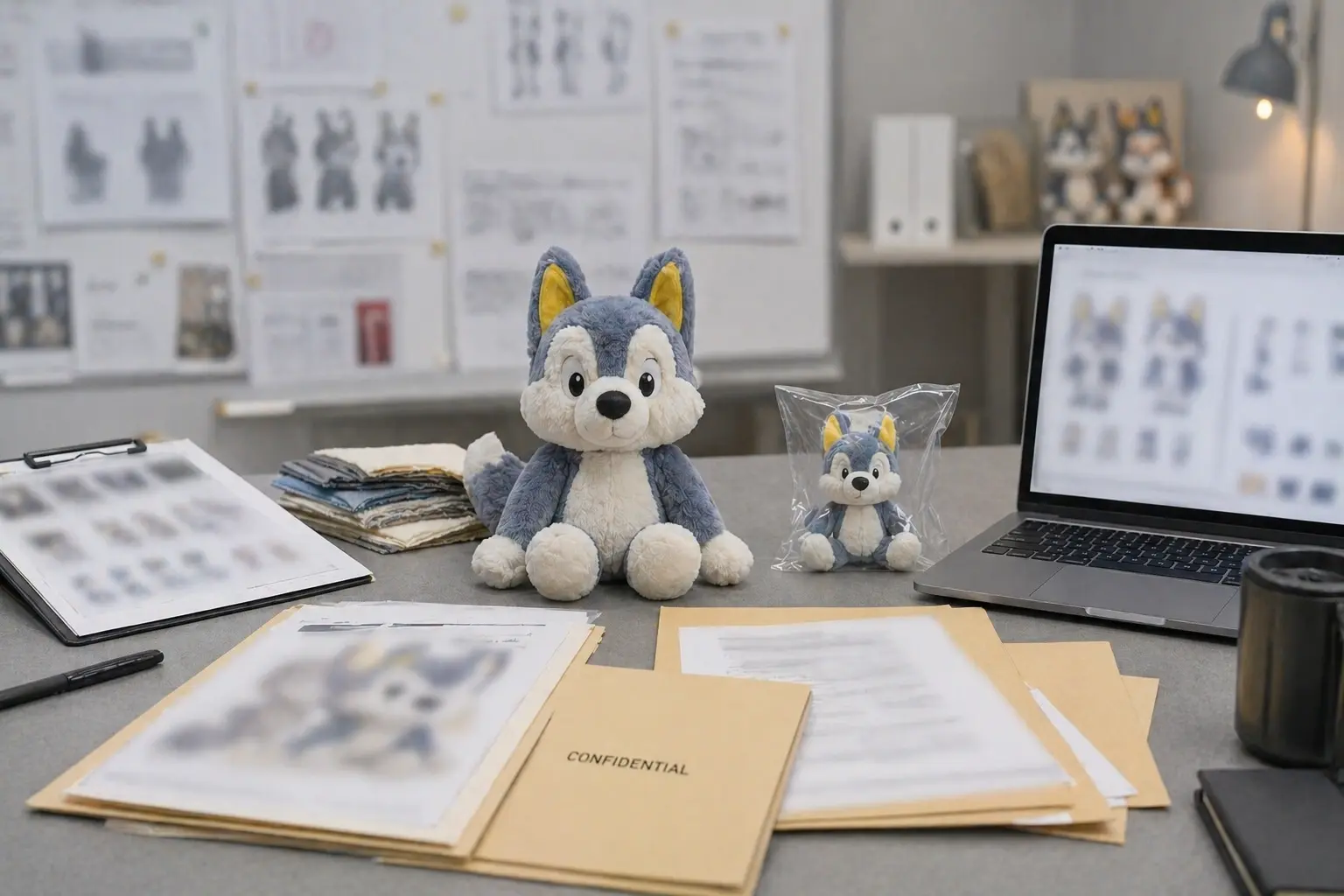 Confidential handling for licensed plush projects