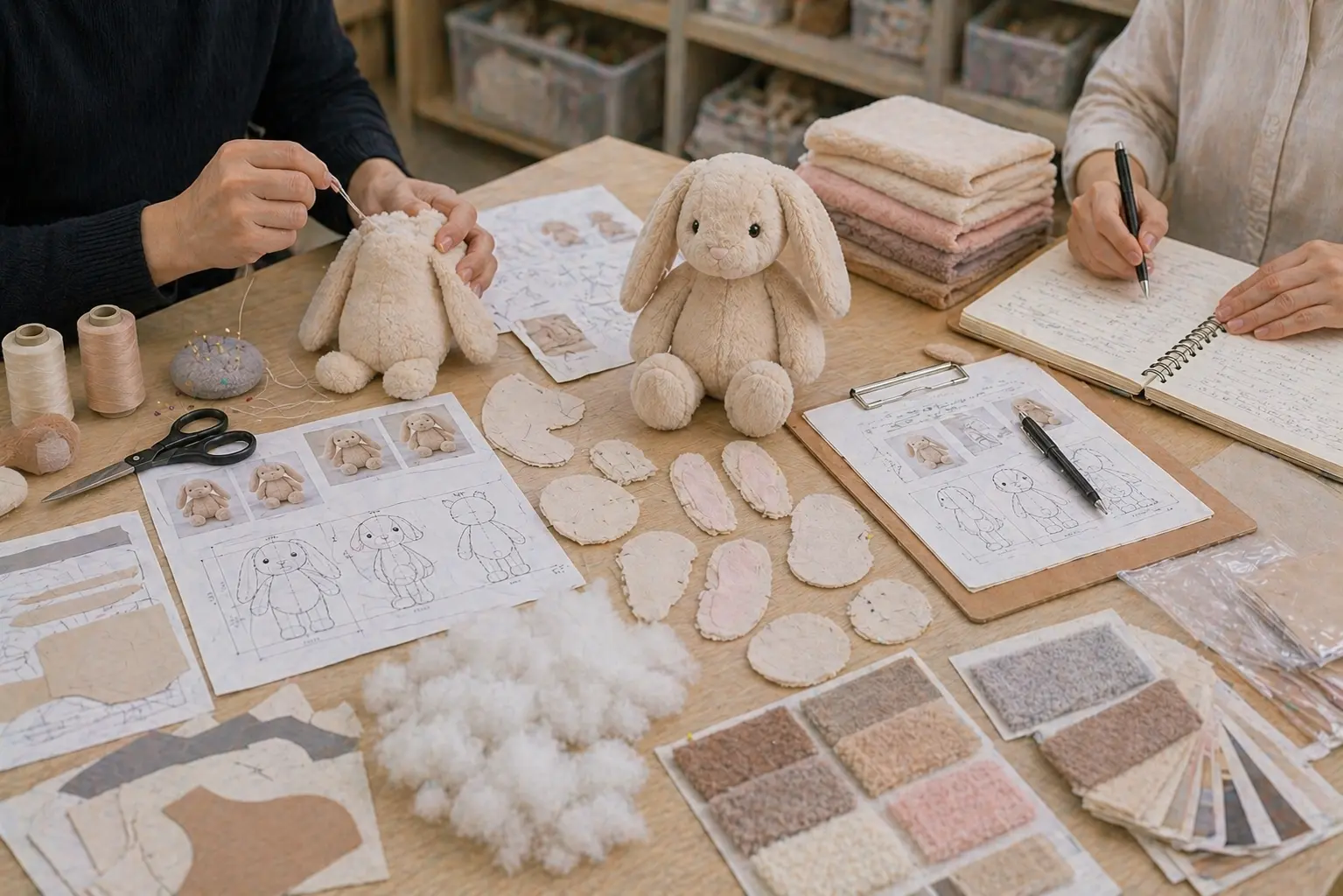 OEM plush sample development and approval process