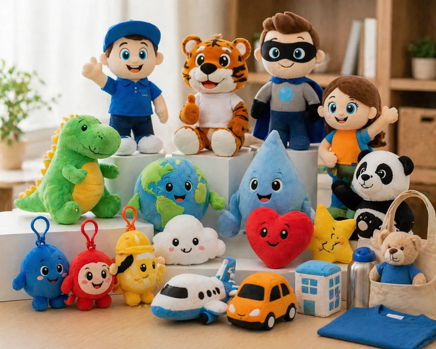 Custom promotional plush gifts and mascot plush for branding and campaign use