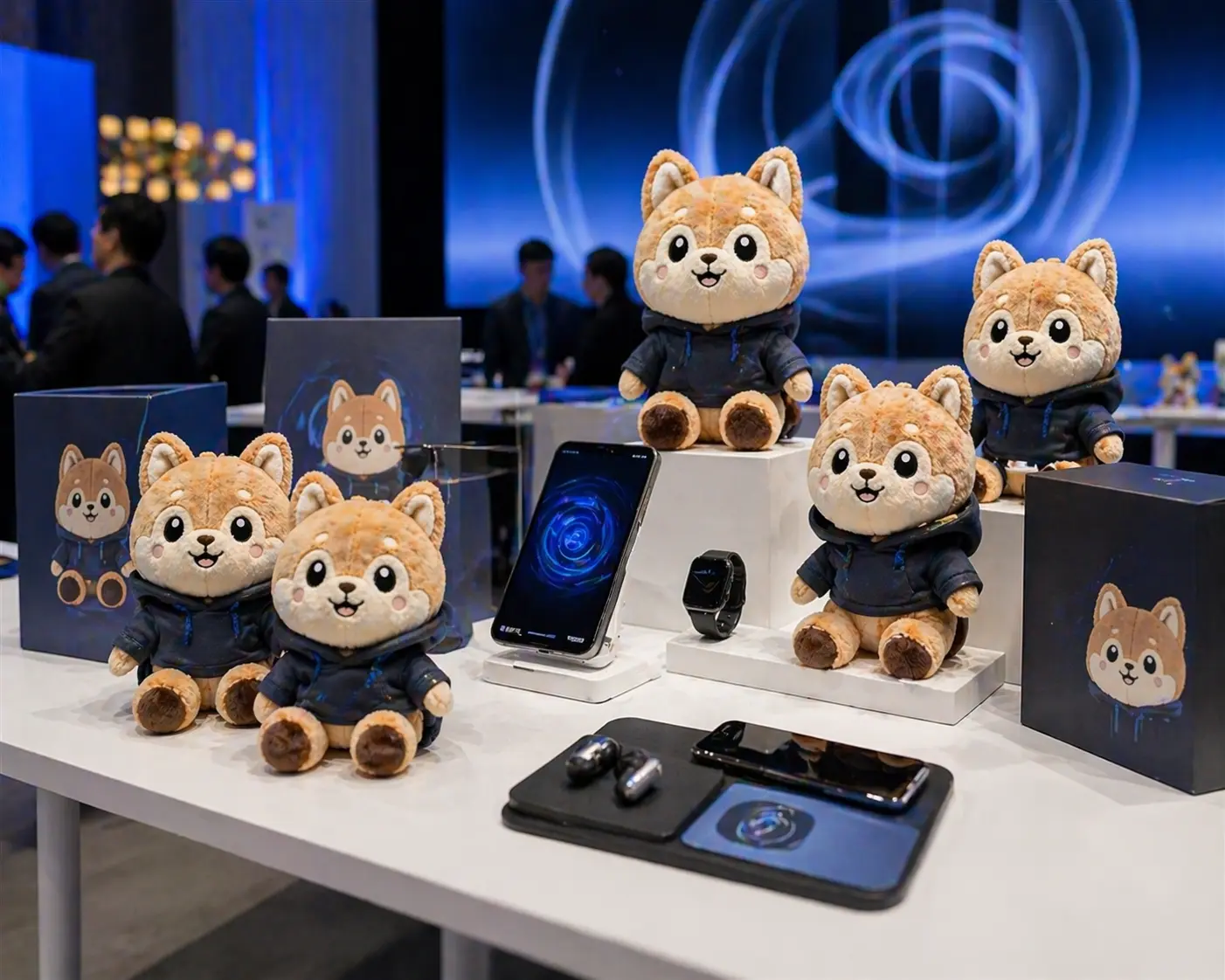 Promotional plush project for a tech product launch
