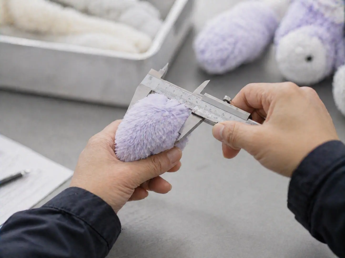Dimensional measurement during QC inspection