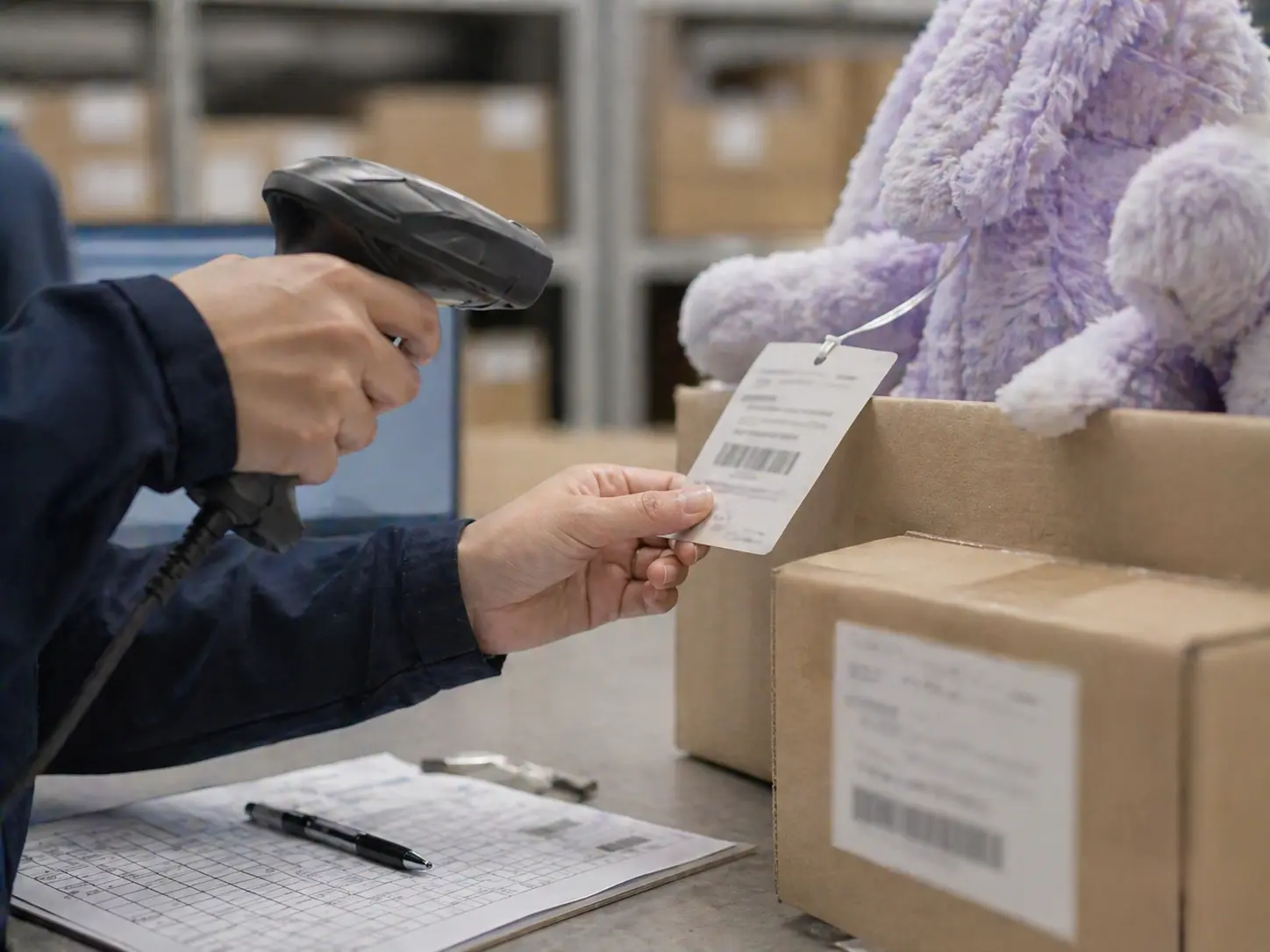 Barcode scanning for batch traceability