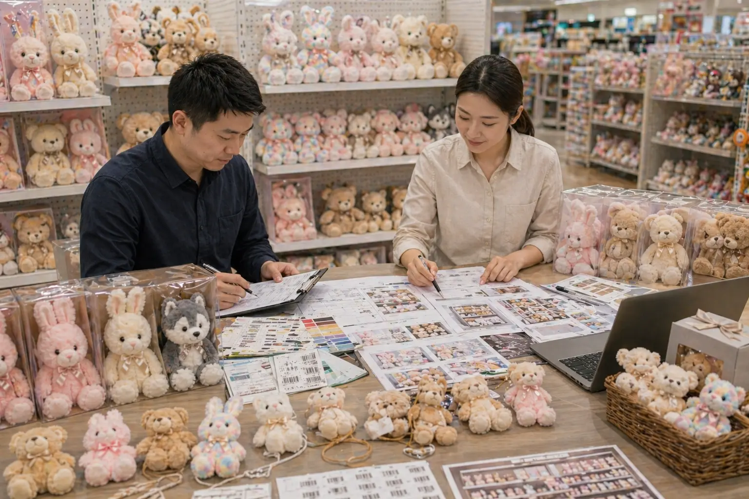 Chain store plush retail program