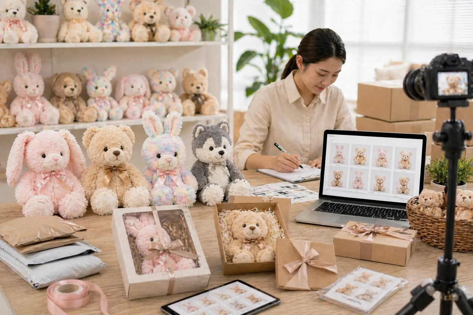 E-commerce plush retail program