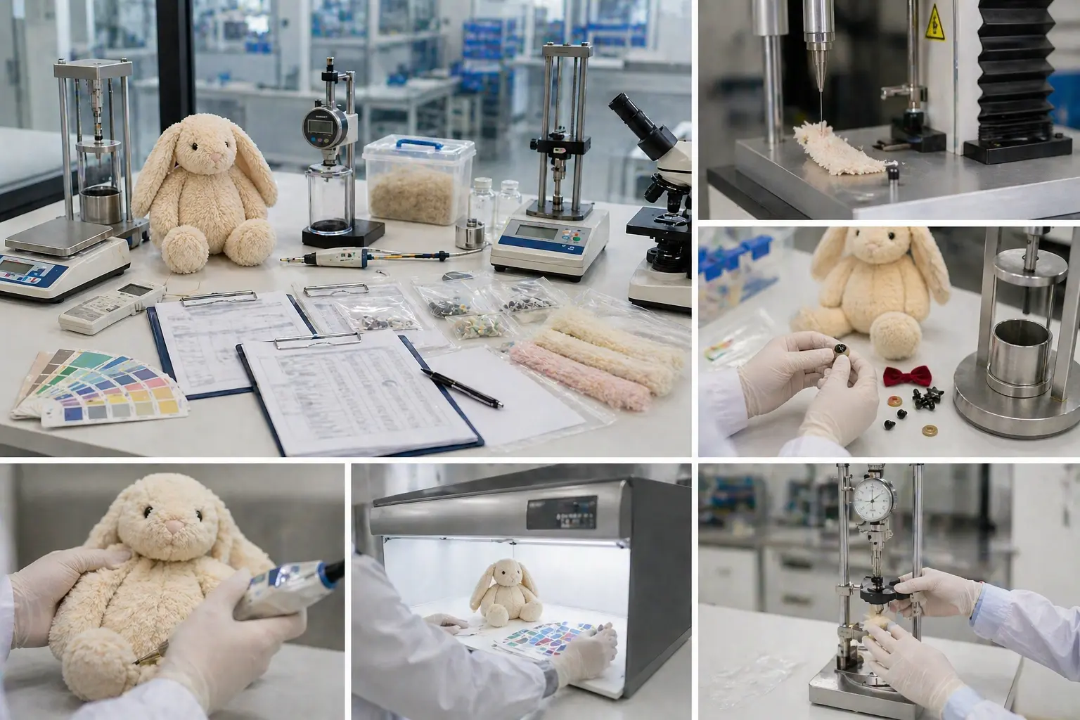 Testing and laboratory capabilities for plush products