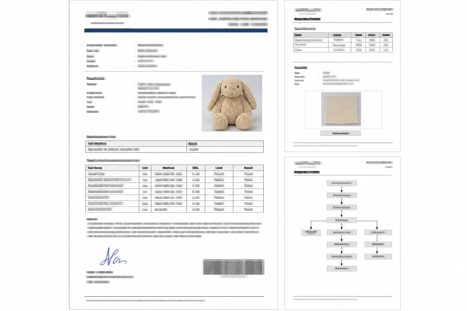 Sample chemical test report preview
