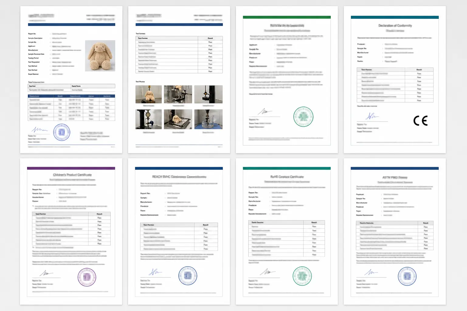 Sample compliance document pack preview